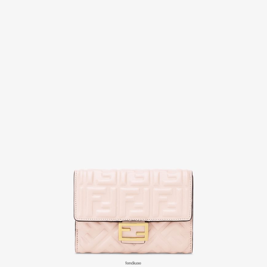 ff محفظة جلد نابا لون القرنفل Fendi نحيف مُكَمِّلات TNL80L1545